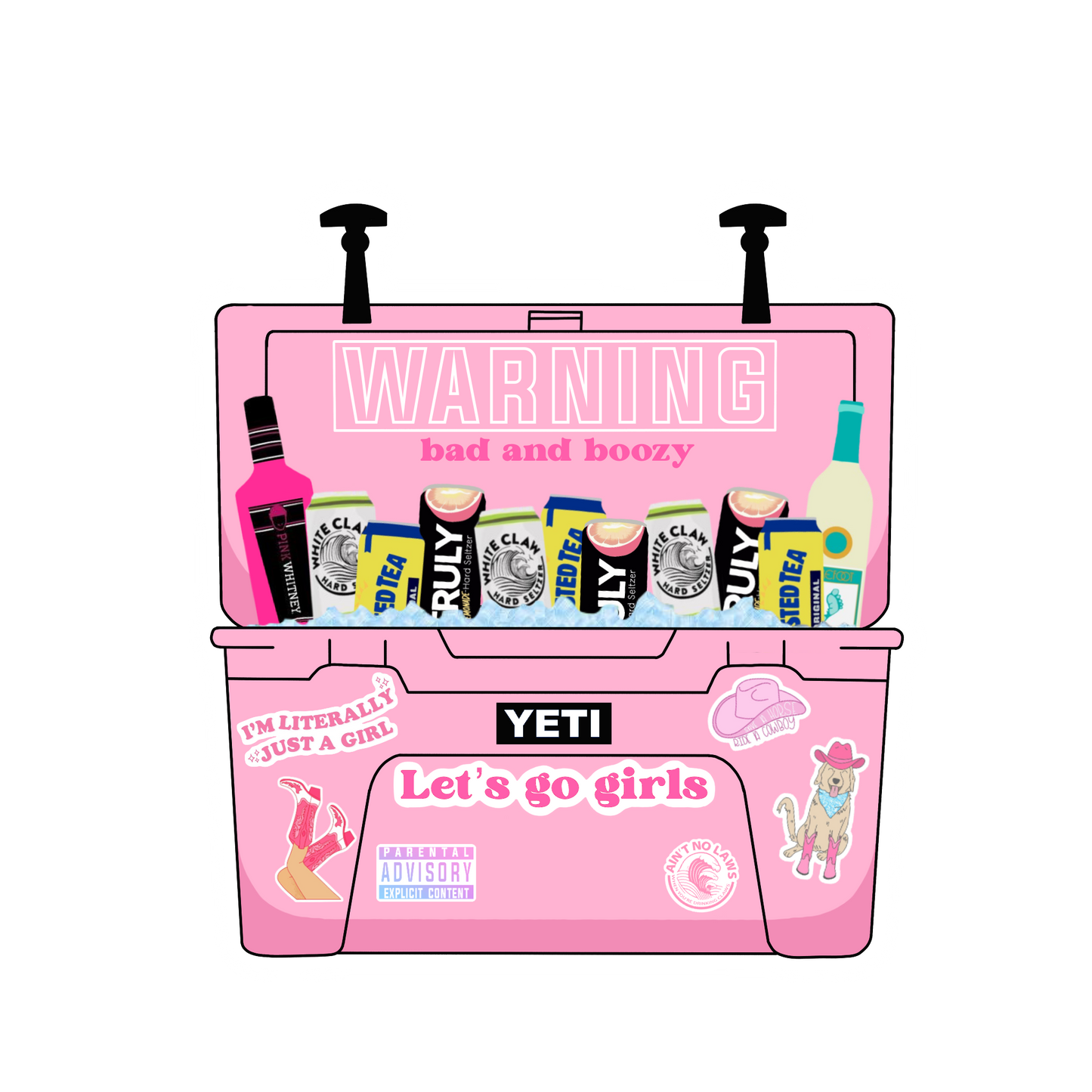 Pink cooler