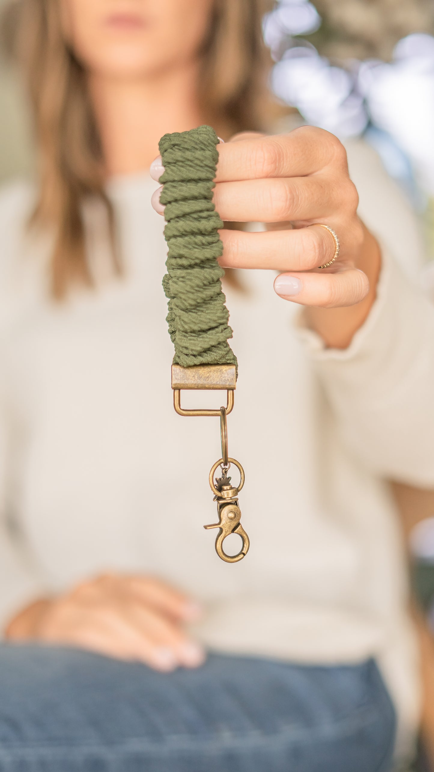 Scrunchie Keychain