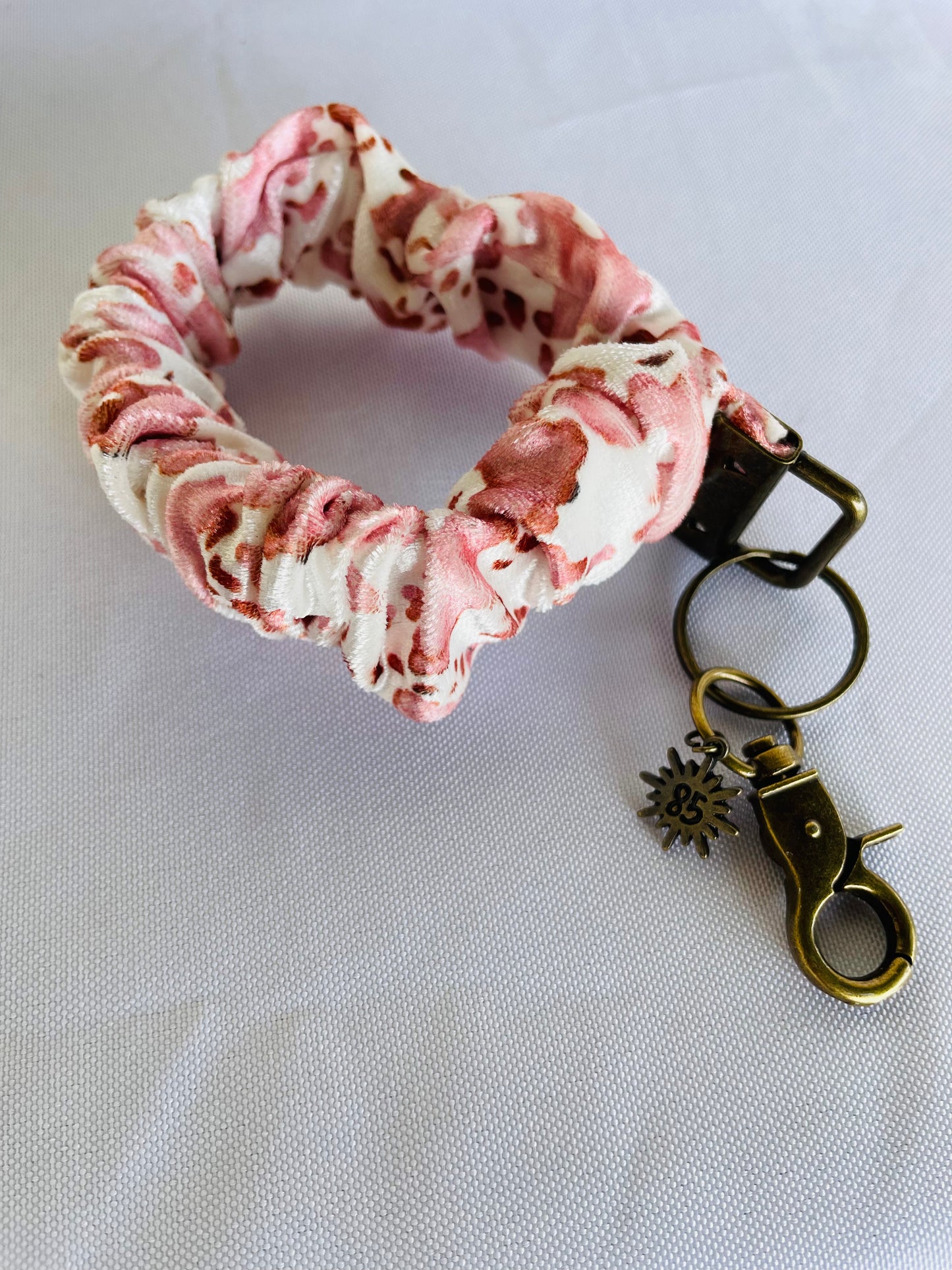 Cow Print Keychain