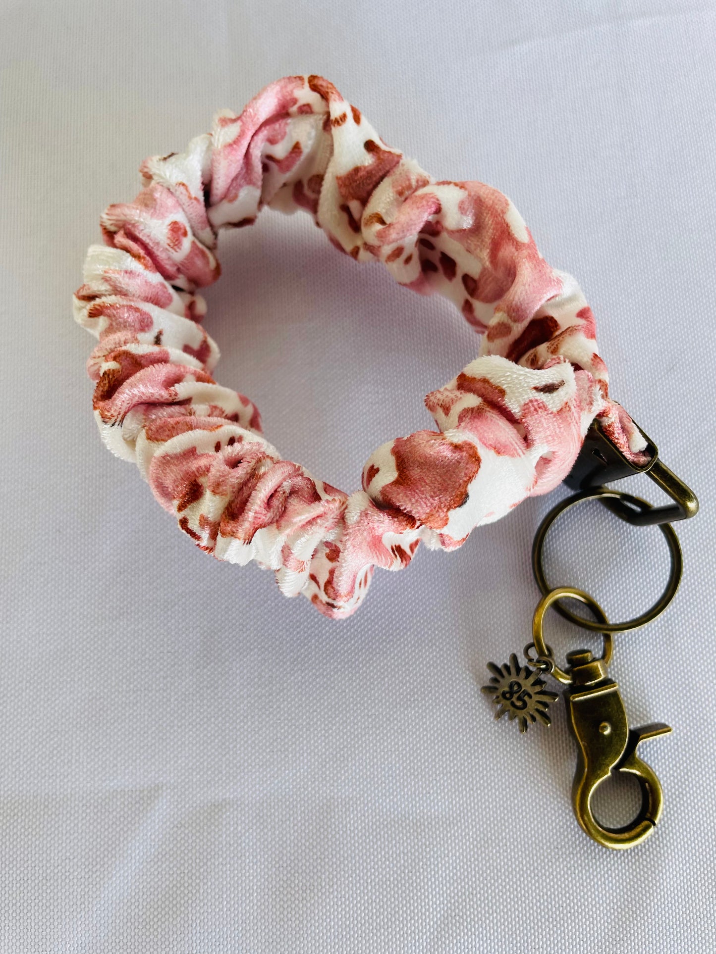 Cow Print Keychain