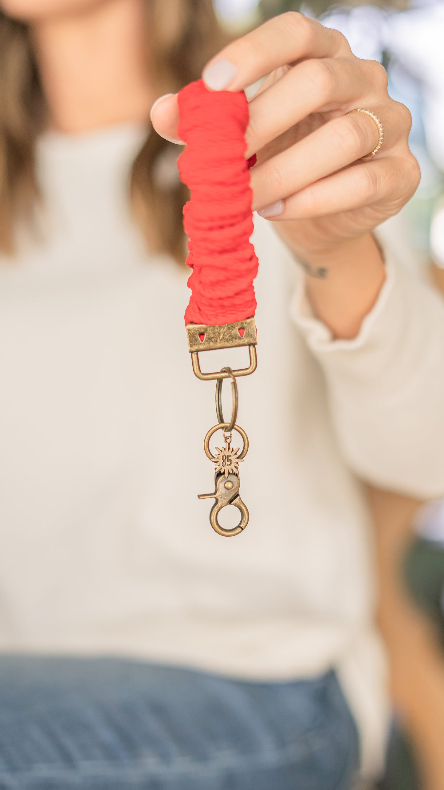 Scrunchie Keychain