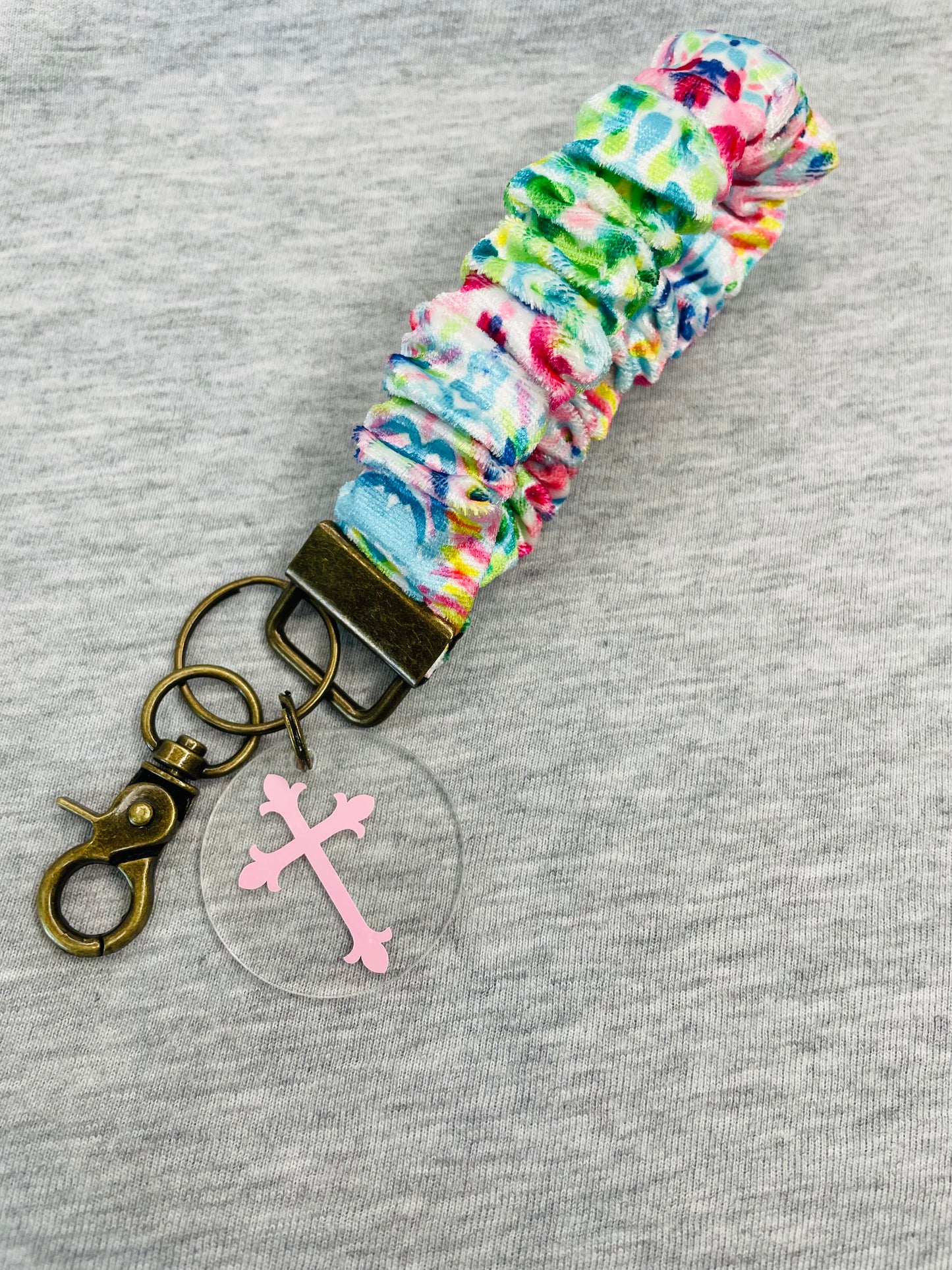 Scalloped Cross Charm