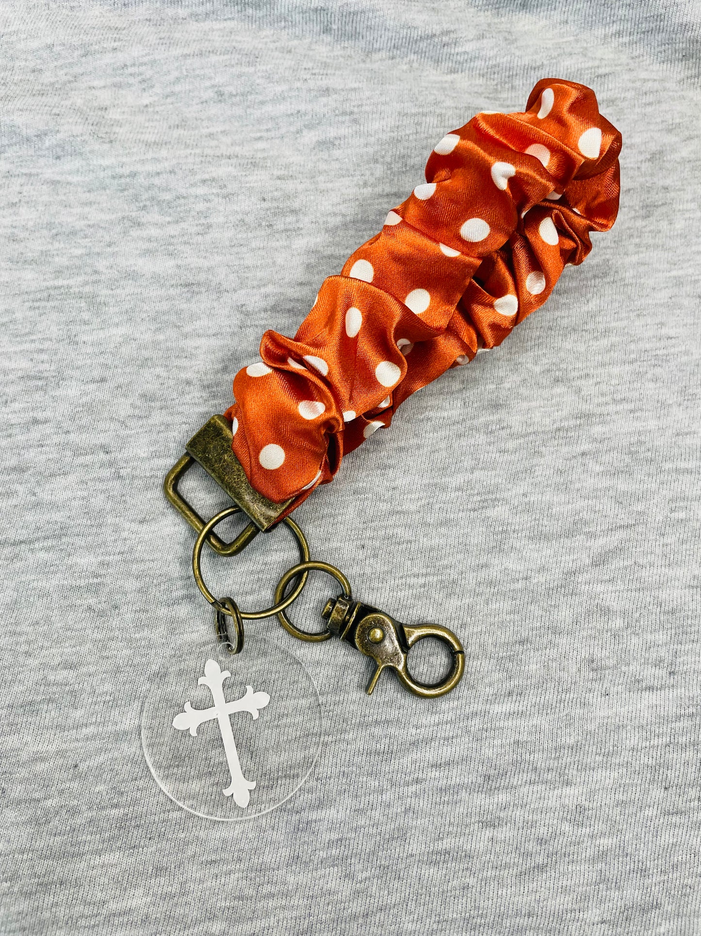 Scalloped Cross Charm