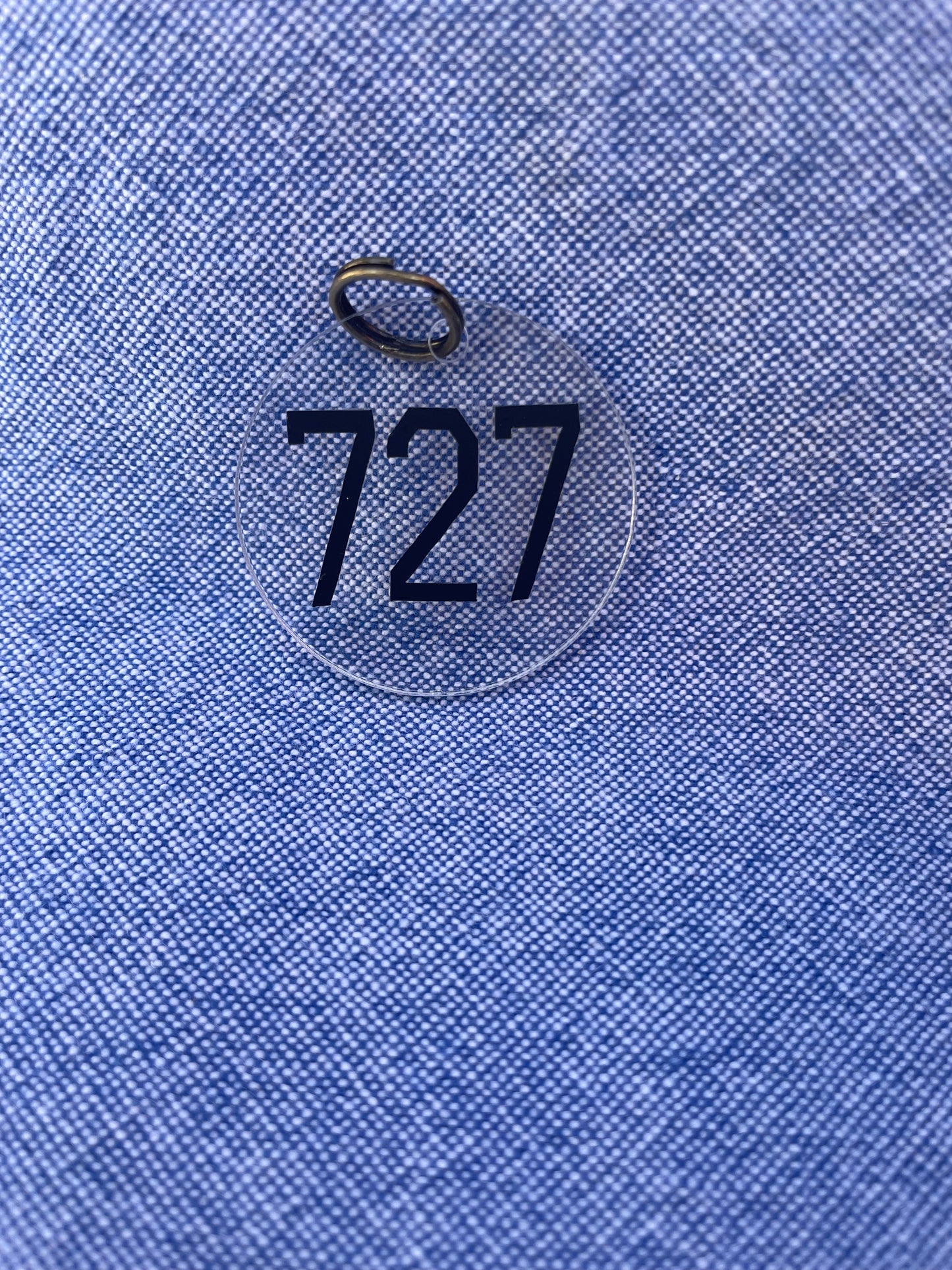 727 Area Code Charm