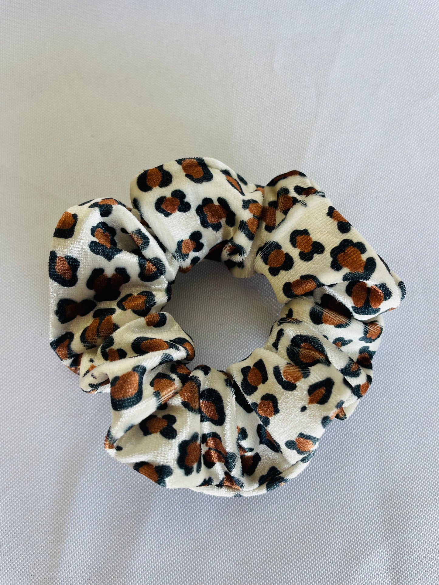 Leopard Print Hair Scrunchie