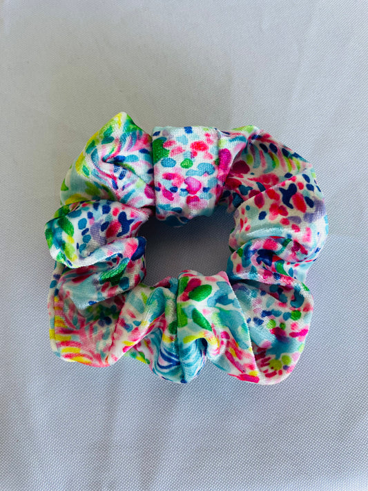 Watercolor Hair Scrunchie