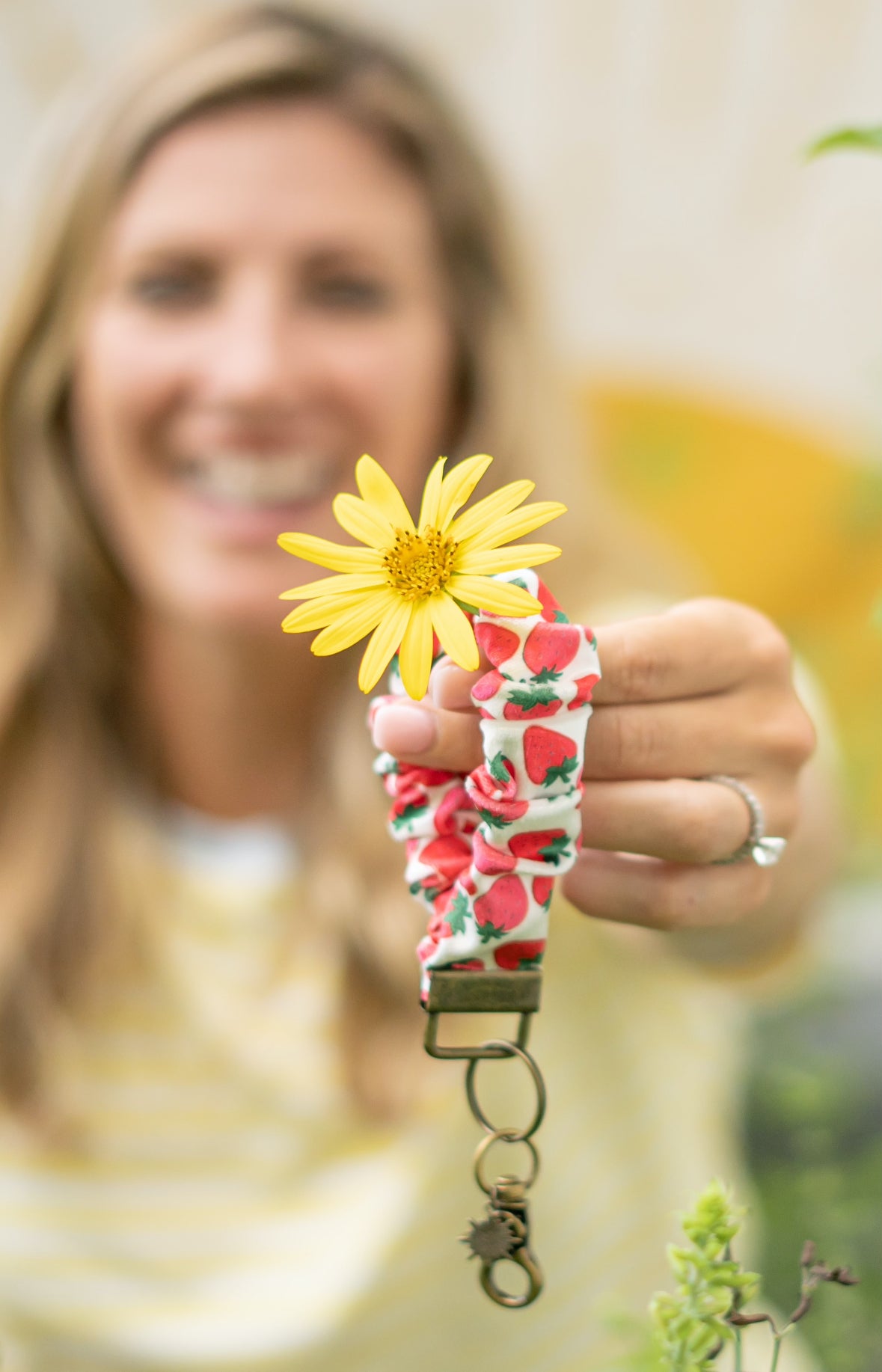 Strawberry Keychain